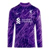 Maglia da Calcio Portiere a Maniche Lunghe Liverpool Purple Version 2024-25 per Uomo